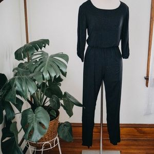 🌿American Apparel / Black Longsleeve Jumpsuit